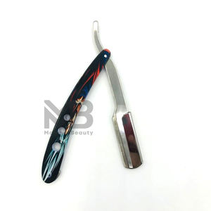 Best Edition Stylish Manual Barber's Precision Stainless Steel Shaving Razor with Single <b>Edge</b> Blade for Men's Grooming - Product Image 1