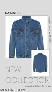 Coupe-vent d'hiver grande taille pour hommes, décontracté, denim, coupe-vent, respirant, écologique - Product Image 3