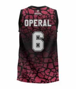 Conjunto de Ropa Deportiva Unisex Personalizada con Diseño de Baloncesto Transpirable, Impresión por Transferencia de Calor, 100% Poliéster - Product Image 6