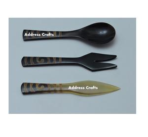 Nouvellement ensemble de couverts de Style Viking maison et ustensiles de cuisine utilisé personnalisé gravé Logo outil de cuisine couverts de table au meilleur prix - Product Image 3