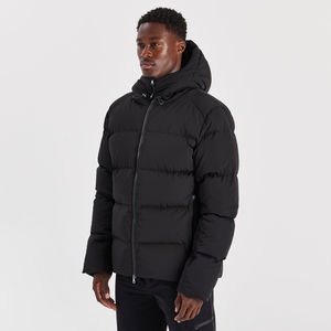 Veste d'hiver matelassée ajustée pour homme TN Custom avec manches en coton doux et logo central, fermeture éclair, livraison DDP - Product Image 5