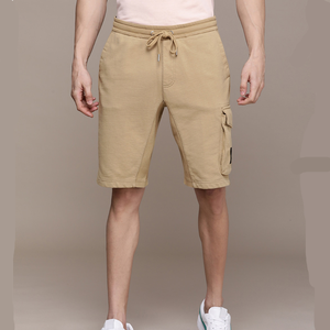 Pantalones cortos de carga sólidos de algodón holgados de alta calidad para hombre, logotipo personalizado, a prueba de viento, transpirable, de talla grande, esenciales de invierno - Product Image 6