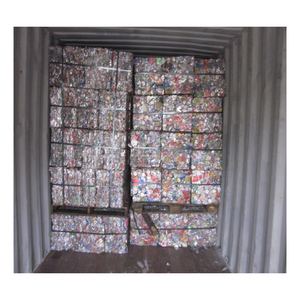 Latas de bebidas usadas de chatarra de aluminio UBC Pacas prensadas limpias no ferrosas para reciclaje y suministro industrial - Product Image 6