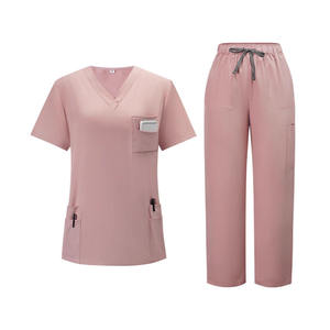 ชุดยูนิฟอร์มแพทย์ผ้าคอตตอนผสมทอ พร้อมโลโก้สั่งทำ ชุดดูแลผู้ป่วย ชุดแพทย์ ชุดทันตแพทย์ ชุดโรงพยาบาล ชุดจ็อกเกอร์ แห้งเร็ว - Product Image 5