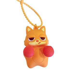 Llavero de silicona con diseño de oso boxeador, bonito y creativo, juguete antiestrés, colgante, bestseller transfronterizo, Claw - Product Image 5