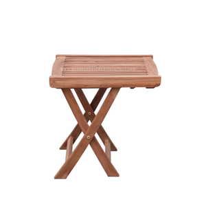 QUALITEAK Natural Teak Modern Foot <b>Stool</b>-Eco-Friendly Durable Waterproof & <b>Folding</b> Design Price - Product Image 2