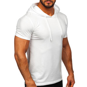 T-shirts Slim Fit pour hommes 220 Gram Ringer Jersey Couleur unie avec un design de teinture uni Style Streetwear - Product Image 4