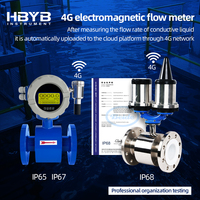 Medidor de Flujo Electromagnético 4G con Amplio Rango de Medición, 4-20mA, Pulsos, Registro de Datos de Aguas Residuales Limpias y Recicladas