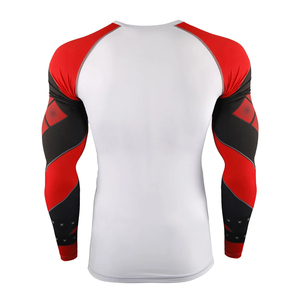 Wholesale Custom Unisex Rash Guard Polyester Spandex UPF50+ Quick Dry <b>Compression</b> <b>Shirt</b> Surf Swim Gym OEM Logo Sublimation - Product Image 2