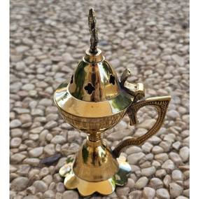 Quemador de incienso de latón con mango Incensario de latón religioso para la Iglesia Altar Oración Adoración Templo del hogar Decoración y uso espiritual - Product Image 6
