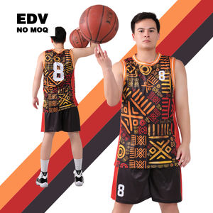 Révisions de conception flexibles Maillot de basket-ball personnalisé Maillot de basket-ball 100 polyester à séchage rapide pour hommes - Product Image 1
