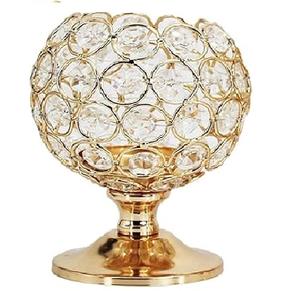 Bougeoir martelé en aluminium rustique Esthétique intemporelle pour salon de Noël élégant et décoration d'événement - Product Image 1