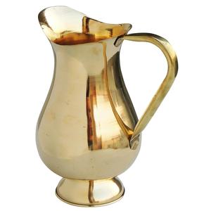 Pichet en laiton artisanal de qualité supérieure avec gravure traditionnelle, idéal pour les cadeaux et la décoration, destiné à l'exportation. - Product Image 6