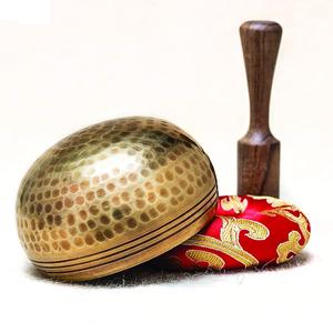 Cuenco Tibetano de Bronce Antiguo con Grabado en Relieve o Martillado para la Salud y Sonido Mágico - Product Image 4