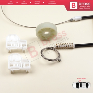 ชุดซ่อมแซมกระจกหน้าต่าง BWR627ชุดประตูหน้าขวาสำหรับโปโล MK3 6N1 6N2แฮทช์แบค1994-2001ประตู6N4837462บานอะไหล่รถยนต์ - Product Image 3
