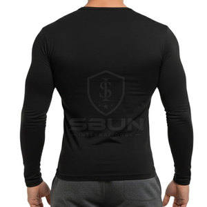 Camisetas de Compresión para Hombre, Talla Grande, Corte Ajustado, Manga Larga, Casuales, Ecológicas, de Secado Rápido y Transpirables - Product Image 2