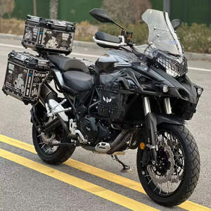 Motocicleta de Turismo de Aventura TOP, 600-1000CC, Motor con Acabado Cepillado, Color Negro Pro, Lista para Envío Mundial - Product Image 1
