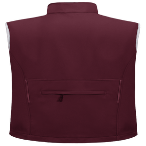 <b>Men</b> Outdoor Work <b>Vest</b> <b>Fleece</b> Sleeveless Jacket Stand Collar Front Logo Eco-Friendly Anti-UV Factory Wholesale - Product Image 6