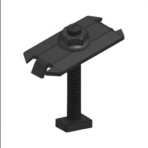 Pince intermédiaire en aluminium anodisé Unirac SolarMount 38-41 mm pour l'installation de panneaux solaires sur toit et au carport - Product Image 2