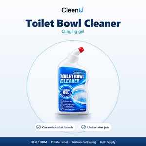 Gel detergente per WC 500ml, acido, senza cloro, rimuovi incrostazioni calcaree sotto il bordo per orinatoi, OEM, all'ingrosso - Product Image 1