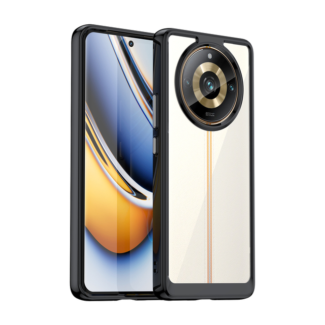 Acrylic Phone Case for Realme 11 Pro 5G 11 Pro+ 5G Narzo 60 Pro 5G TPU Mobile Phone Back Protector Cover