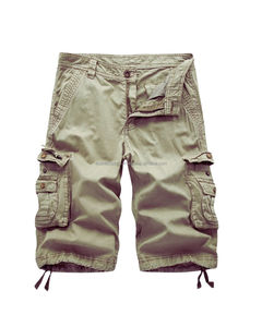 Servicio OEM 100% pantalones cortos de algodón de lana bordado personalizado French Terry Streetwear Look Vintage transpirable Plaid pedido a granel personalizado - Product Image 3