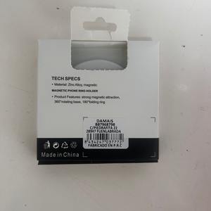 Soporte Magnético para Teléfono, Anillo de Soporte Compatible con Aleación de Zinc, 360 °   Soporte de Dedo Plegable y Giratorio para Teléfonos Inteligentes - Product Image 3