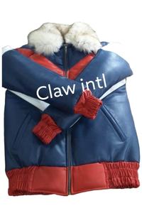 Manteau en cuir bouffant d'hiver vintage personnalisé Vestes en cuir de mouton véritable pour femmes avec fermetures à glissière Pakistan - Product Image 4