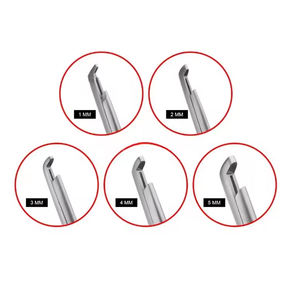 Manual alemán de acero inoxidable Kerrison Rongeurs Kit de instrumentos ortopédicos cervicales Juego de 5 piezas (1-5MM) - Product Image 2