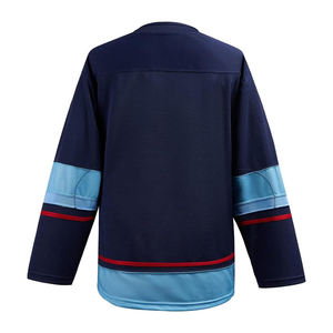 Camiseta de hockey sobre hielo de secado rápido y antibacteriana hecha a medida de EE. UU. Camisetas de hockey de diseño reversible sublimadas - Product Image 2