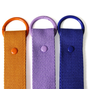 3.2cm đồng bằng Keychain Ba lô dây buộc đầy màu sắc khóa bông vành đai móc chìa khóa tùy chỉnh khuyến mãi Dây buộc dây buộc Đại Học - Product Image 6