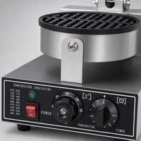 Gaufrier électrique commercial 110V 1200W en acier inoxydable pour gaufres belges, idéal pour les hôtels et les food trucks (norme US)