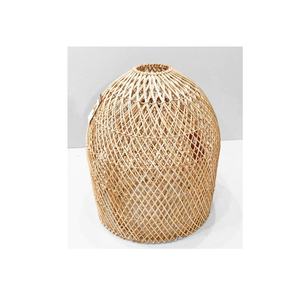Lustres uniques en rotin tissé naturel/éclairage en bambou durable fabriqué à la main pour la décoration de la maison élégante cadeau en osier nouvel an - Product Image 6