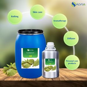 Huile de cardamome 100% pur et naturel en gros en vrac prix le plus bas emballage personnalisé - Product Image 3