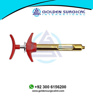 Seringue dentaire orthodontique 1.8ML Anesthésiques dorés roses Source d'alimentation manuelle Ensemble d'instruments chirurgicaux de couleur rouge - Product Image 4