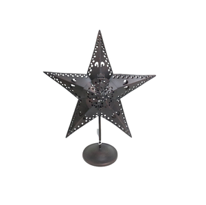 Juego decorativo navideño de 3 soportes de luz de hierro en T portavelas de Color negro para Decoración de mesa hecho a mano a granel - Product Image 1