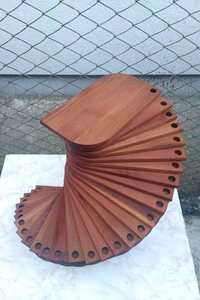 Tabla de cortar de madera personalizada para bodas, aniversarios, regalos de devolución, diseño hecho a mano con queso de acero inoxidable - Product Image 3