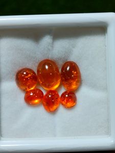 Cabochon en forme de grenat Spessartite naturel pour la fabrication de bijoux - Product Image 3