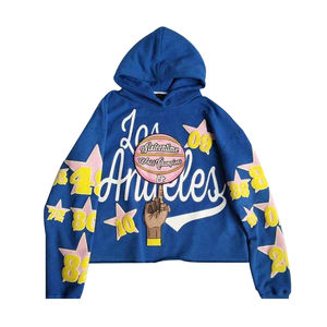 Fabricant Personnalisé Polyester Lourd Coton Surdimensionné Haute Qualité Impression Bouffante Vierge Zip Up Sweatshirts à Capuche Hommes - Product Image 1