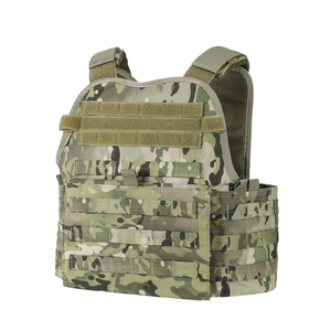 Chaleco Táctico de Camuflaje, Portaplacas Molle, Portaobjetos de Nailon, Liberación Rápida, Ajustable, Equipo de Entrenamiento - Product Image 1