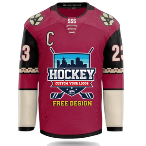 Camisetas de Hockey sobre Hielo Transpirables, Ecológicas, de Secado Rápido, con Logotipo Personalizado Sublimado, para Entrenamiento Diario y Competencia - Product Image 4