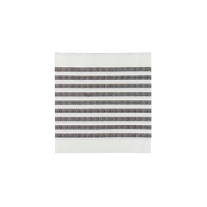 Serviettes en papier blanches 48x48cm Marino Black Print Bambutex Naturel 300 pièces B2B - Product Image 1