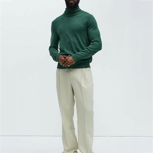 Camisetas de Cuello Alto Personalizadas para Hombre, Logotipo Bordado, Verano, Suaves, de Alta Calidad, Transpirables, Ropa Casual, Spandex/Poliéster/Algodón - Product Image 3