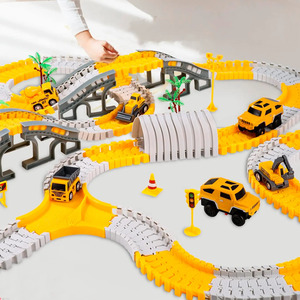 Pista de Carreras de Autos de Juguete para Niños - Colores Surtidos - Product Image 1