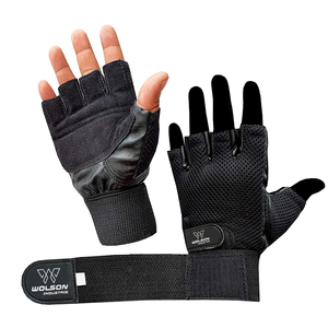 Leather <b>Gloves</b> Gym Weightlifting Workout Sport <b>Training</b> Leather Gym <b>Gloves</b> Custom Gym <b>Gloves</b> <b>Weight</b> Lifting Guantes De Gimnasio. - Product Image 2