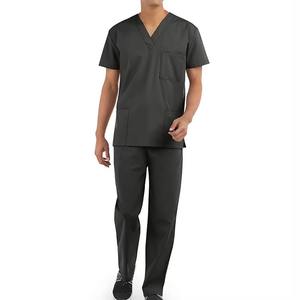 Nouveauté 2026 Pré-vente Uniformes médicaux unisexes Scrubs d'hôpital Blouse d'infirmière à manches longues Ensemble de scrubs en toile Couleur personnalisée - Product Image 1