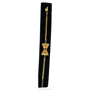 Nouveau Coffret Pendentif Femme Plaqué Or 24 Carats Dubaï, Haute Gamme, Avec Bracelet, Bague et Boucles d'Oreilles – Offre Directe Usine, Article Tendance - Product Image 3