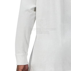 T-shirt classique à manches longues pour homme, 100% coton, décontracté, uni, de haute qualité, doux, respirant, séchage rapide, écologique - Product Image 6