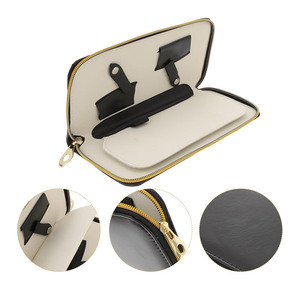 Estuche para Tijeras de Cuero Genuino Reutilizable y Duradero al por Mayor, Bolsa de Almacenamiento Profesional para Salón, Organizador de Herramientas, Makeway Industries - Product Image 3