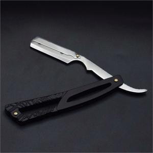 Maquinilla de afeitar profesional de acero inoxidable, nuevo diseño, corte de garganta, barbero - Product Image 3